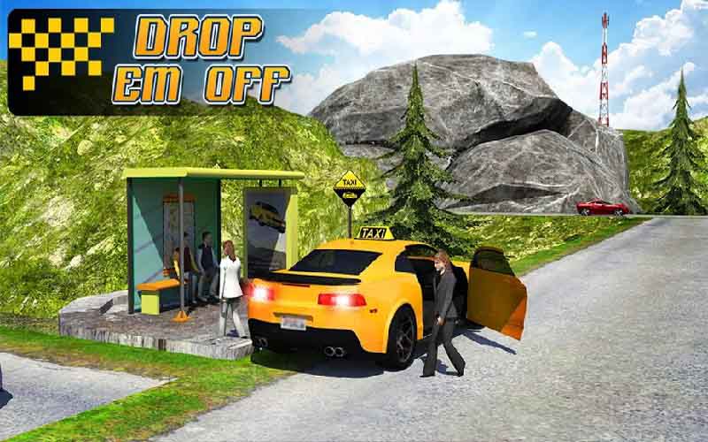 Taxi Driver 3D Hill Station