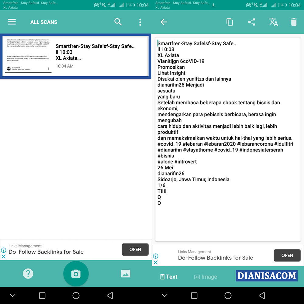 2 Copy Teks Instagram