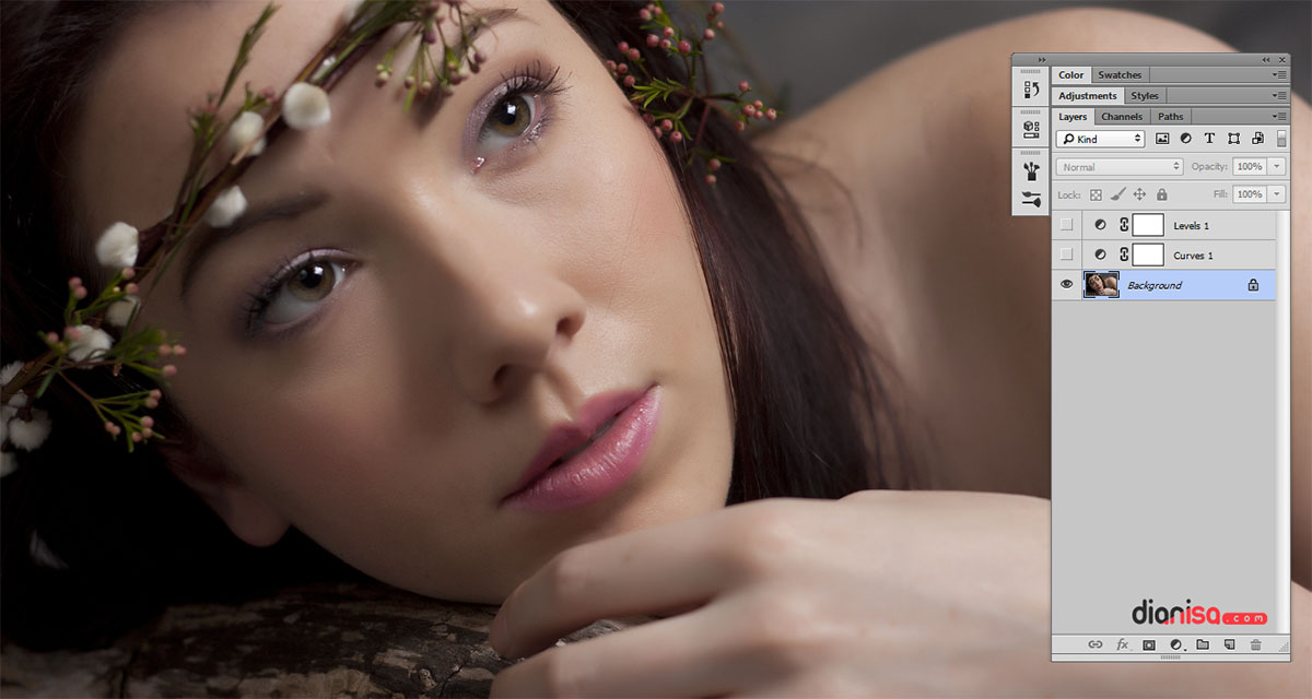 Mencerahkan Kulit Wajah Photoshop 1