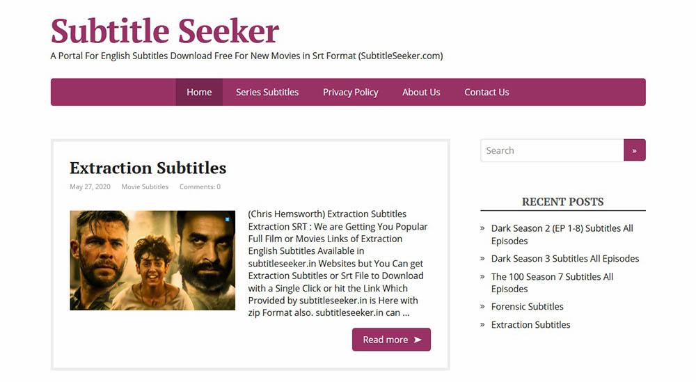 Subtitle Seeker