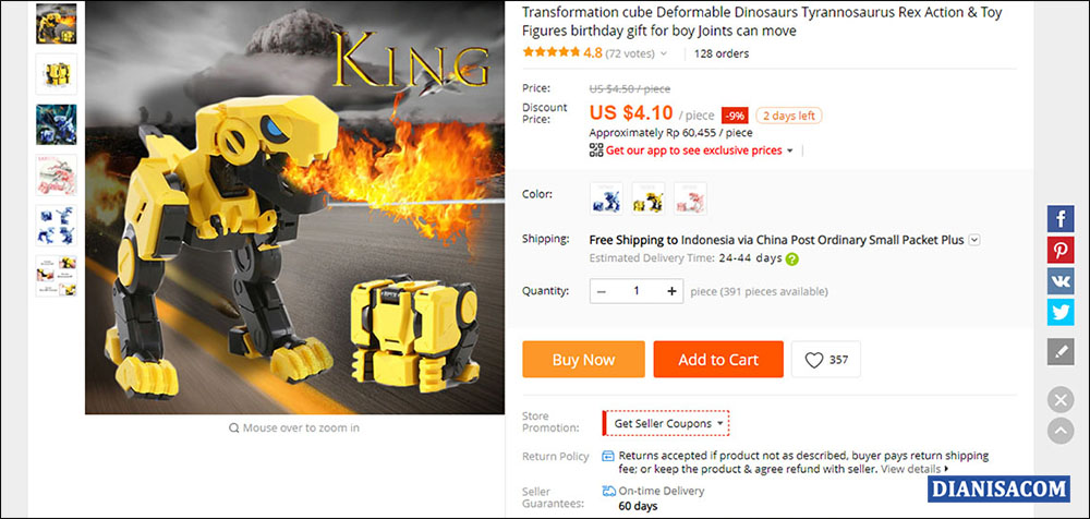 4 Memilih Produk di AliExpress