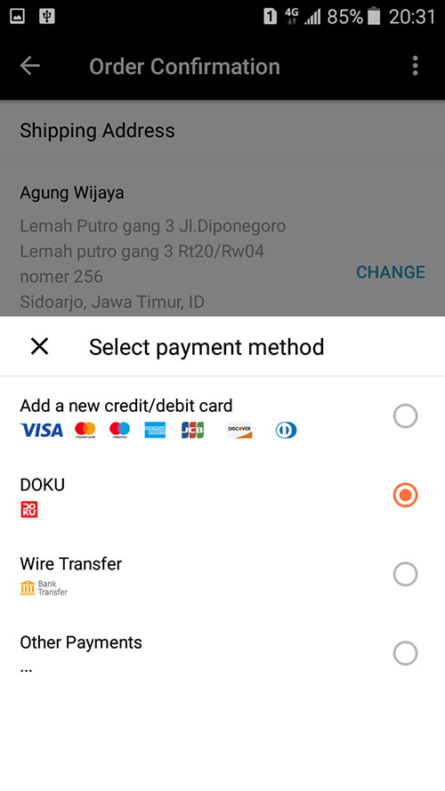 6. Metode Pembayaran di AliExpress