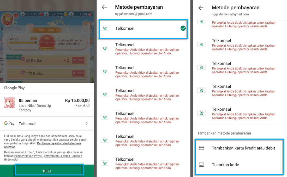 2. Top Up Love Nikki Google Play