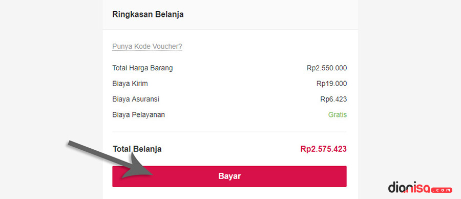 9. Pembayaran di Bukalapak