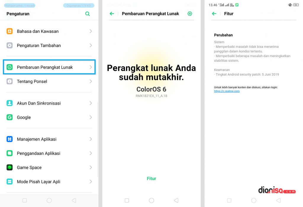 Update ColorOS Realme