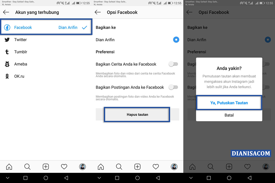 10+ Cara Agar Instagram Tidak Terkoneksi Lagi Dengan Facebook