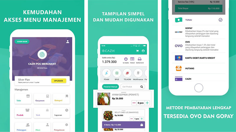 Cazh POS Kasir Online