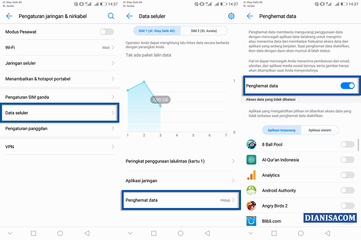 Hemat Data Internet Android