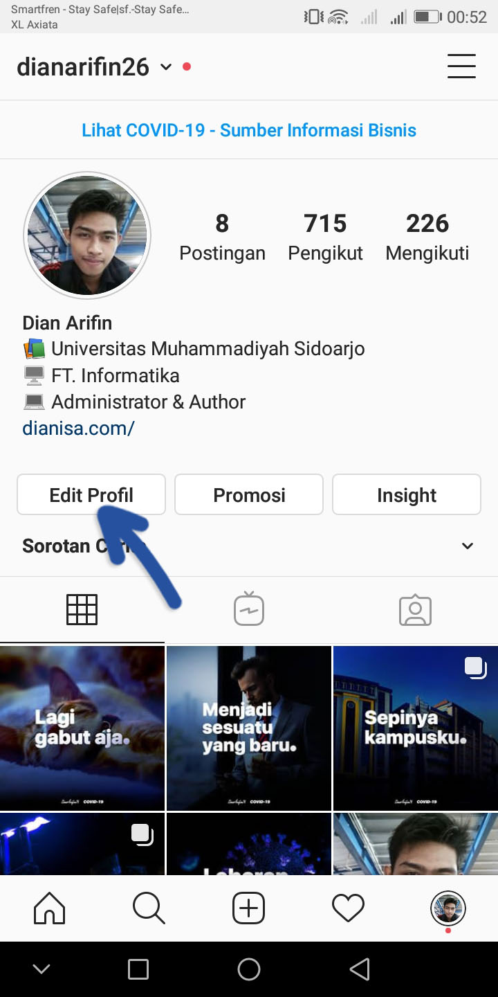 1 Edit Profil Instagram