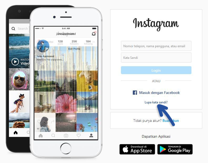 1 Lupa Kata Sandi Instagram