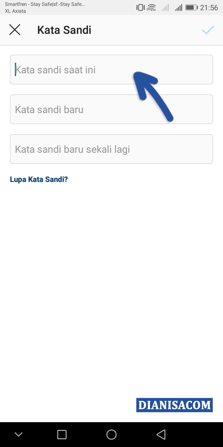4 Buat Kata Sandi Baru IG