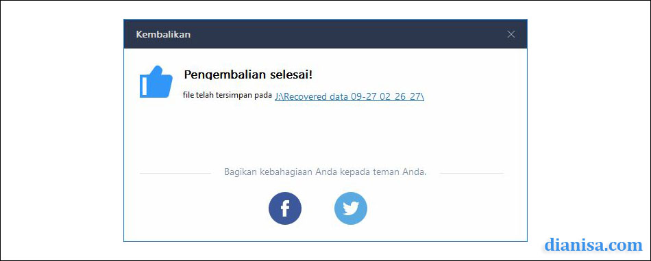 5 Mencari Data Terhapus
