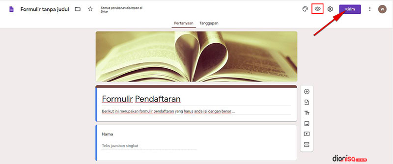 Mengirim Form