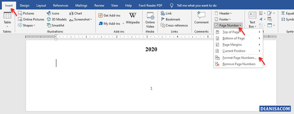 1 Atur Format Halaman
