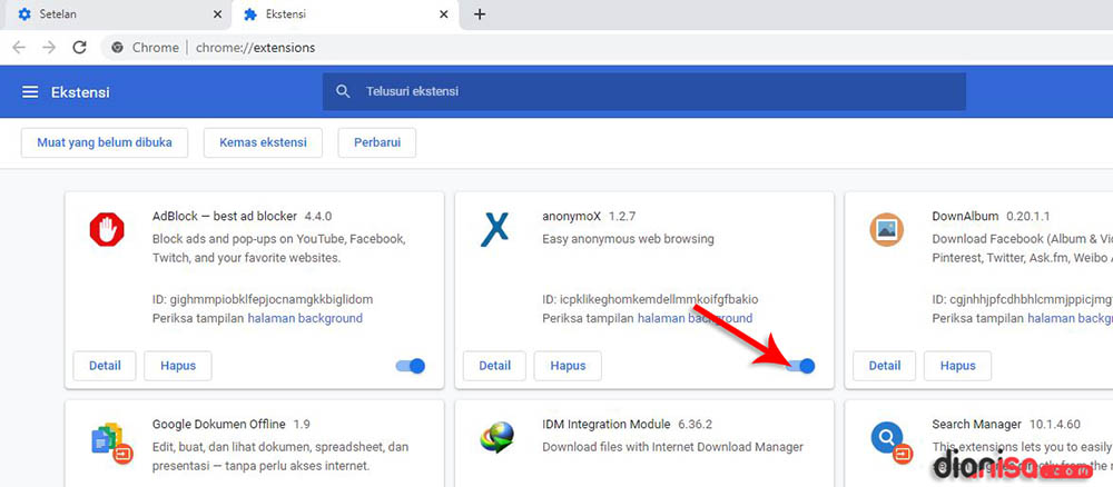 10+ Cara Memasang Dan Menghapus Ekstensi Google Chrome