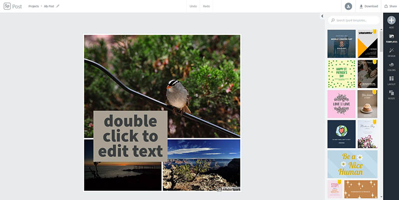 Adobe Spark Slideshow Creator