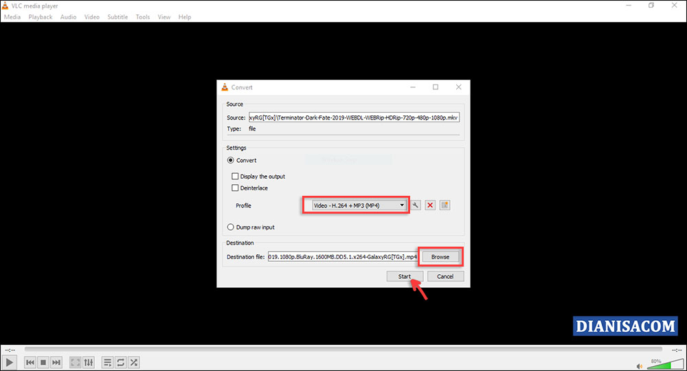 Cara Convert Video MOV ke MP4