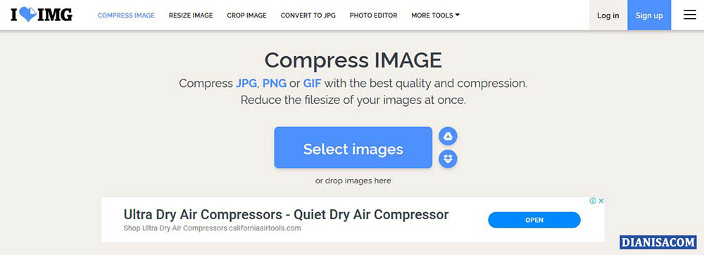 1 Kompres Foto Online iLOVEIMG