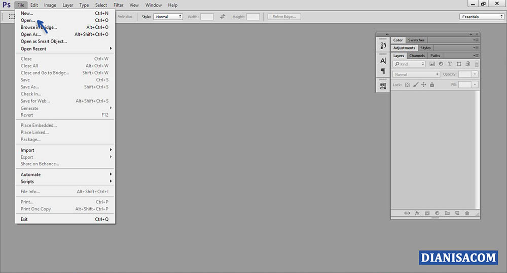 1 Mengecilkan Ukuran Foto Photoshop