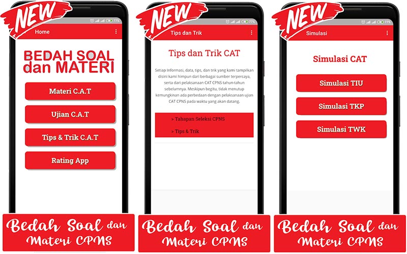 7+ Aplikasi Simulasi Tes CAT CPNS Android Terbaik 2020 | UPDATE