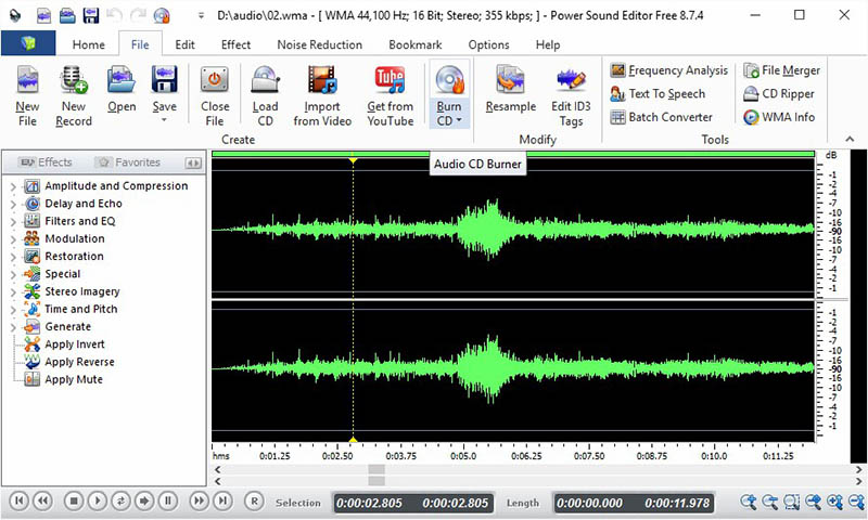 Power Sound Editor Free