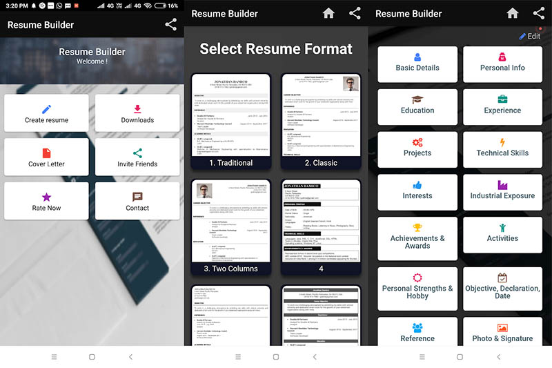 Resume Builder Free CV maker