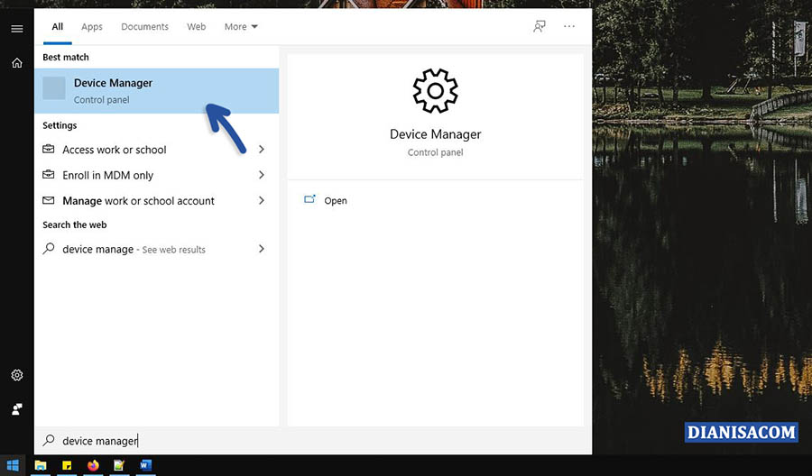 1 Masuk Device Manager Windows