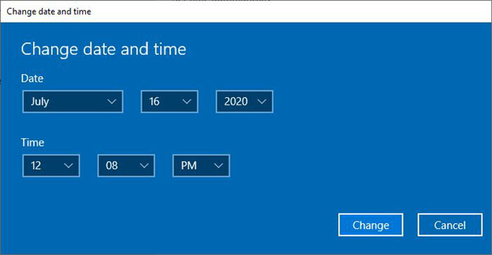 4 Melakukan Costum Waktu Windows 10