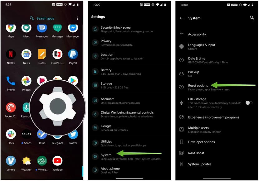 1 Factory Reset OnePlus