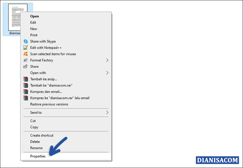 1 Properties file Microsoft Word