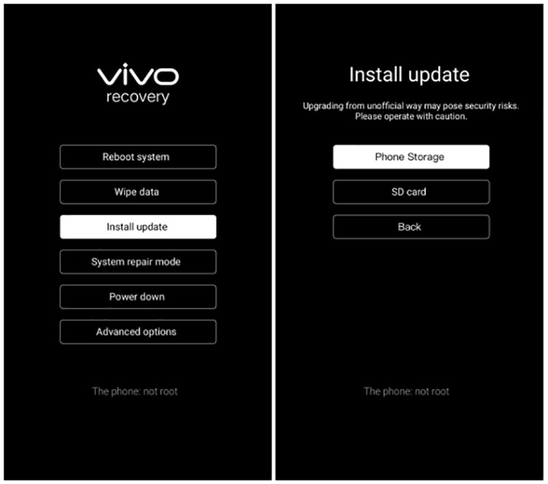 Flashing VIVO Lewat Recovery Mode
