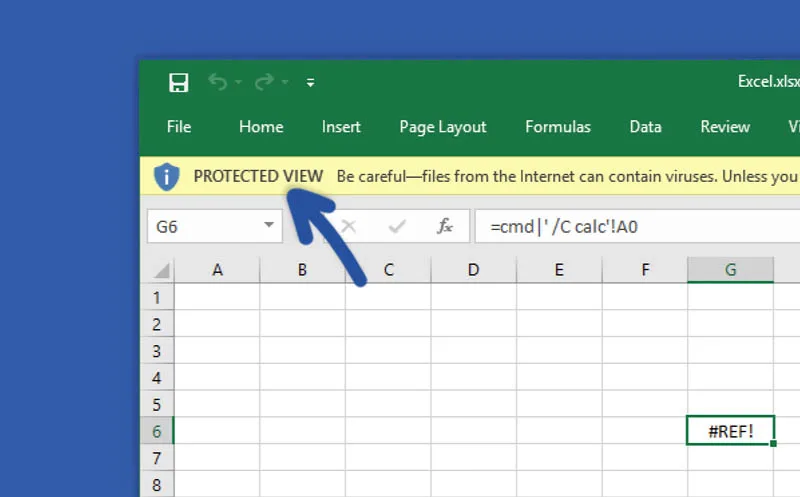 Menghilangkan Protected View Microsoft Excel