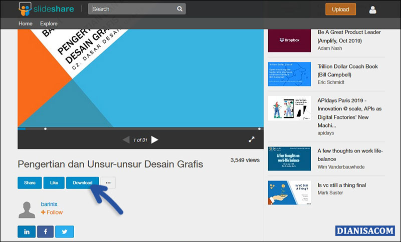Download SlideShare Dengan Login