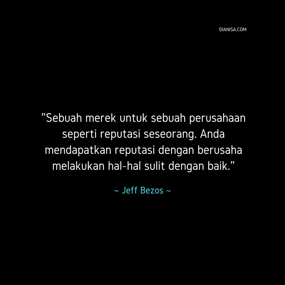 Kata Kata Menarik dari Jeff Bezos