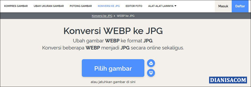 10+ Cara Mengubah Gambar WebP Ke JPG, JPEG, Online/ Offline