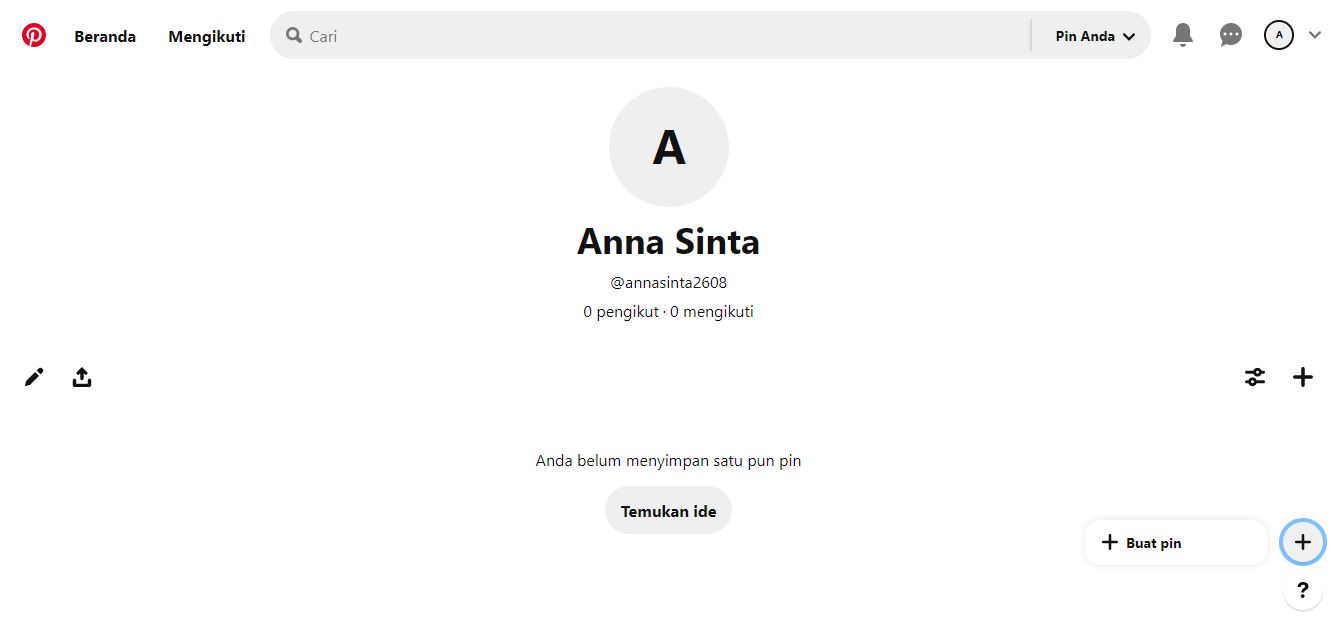 1 Membuat Pin Pinterest
