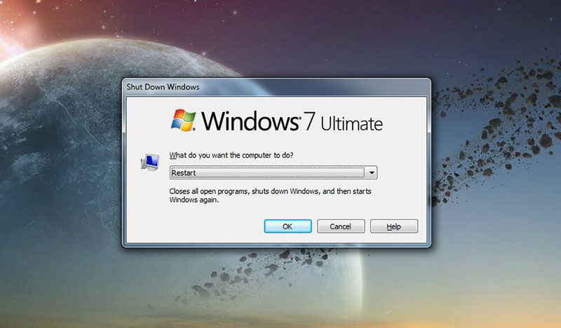 Restart Komputer