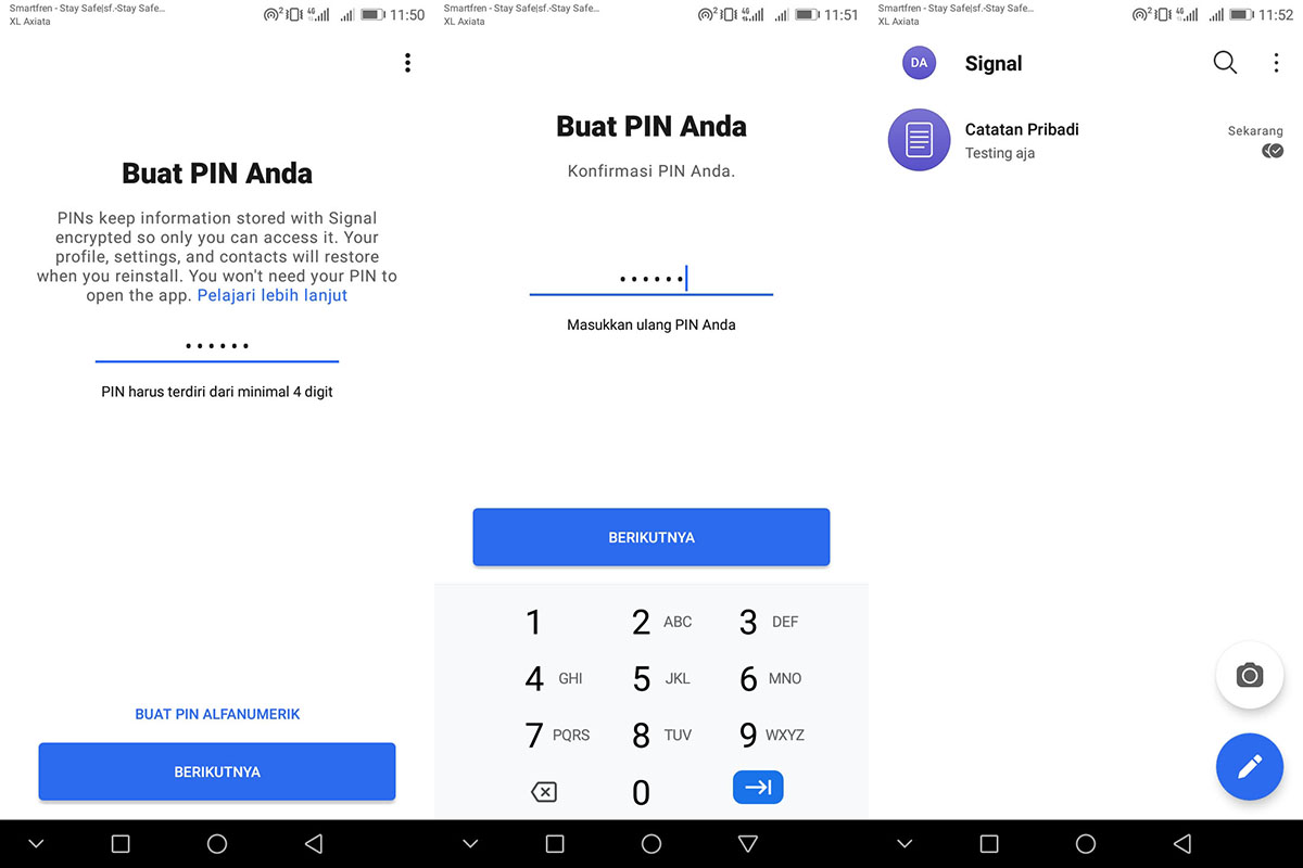 4 Membuat PIN Signal