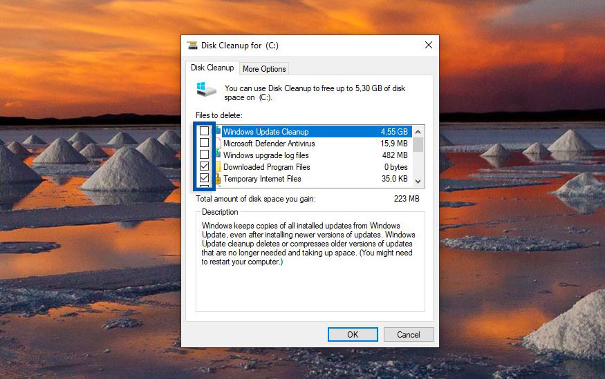 Membersihkan Cache Sistem