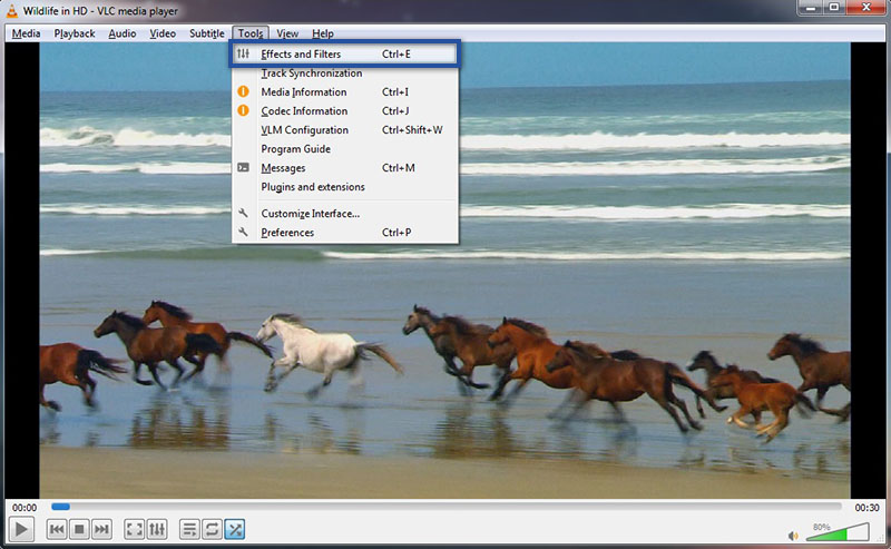 Effect and Filters VLC