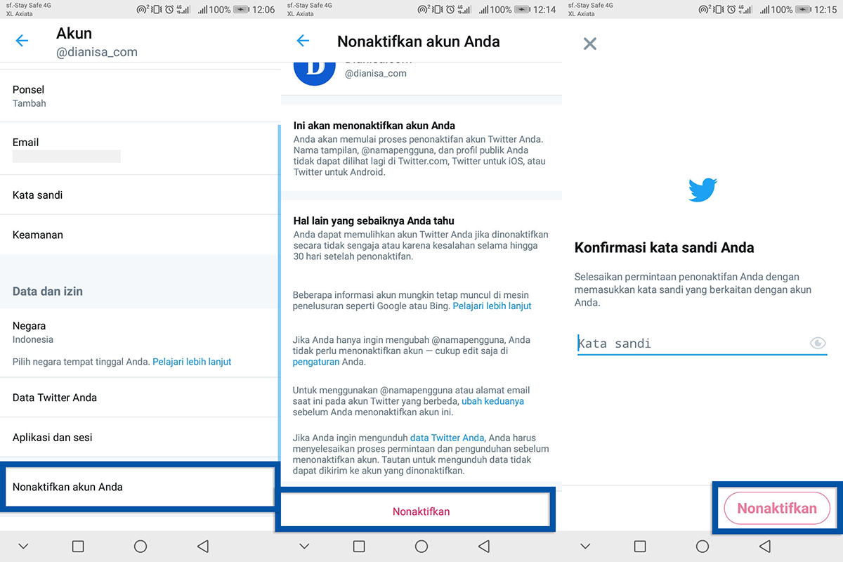 6+ Cara Menghapus Akun Twitter Via HP Android & PC | UPDATE