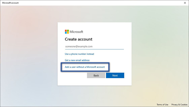 Menambahkan User Tanpa Akun