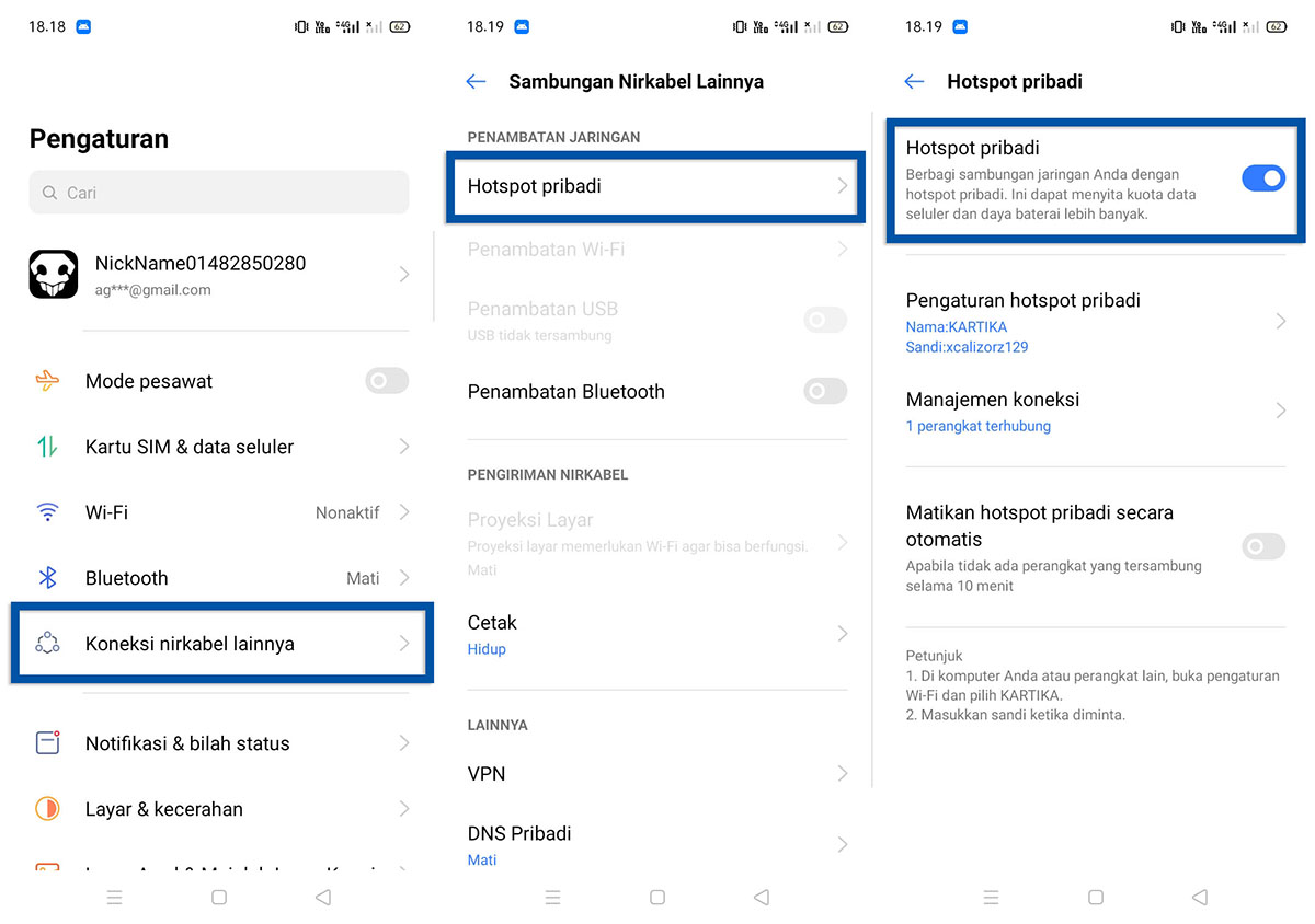 Matikan Hotspot Realme