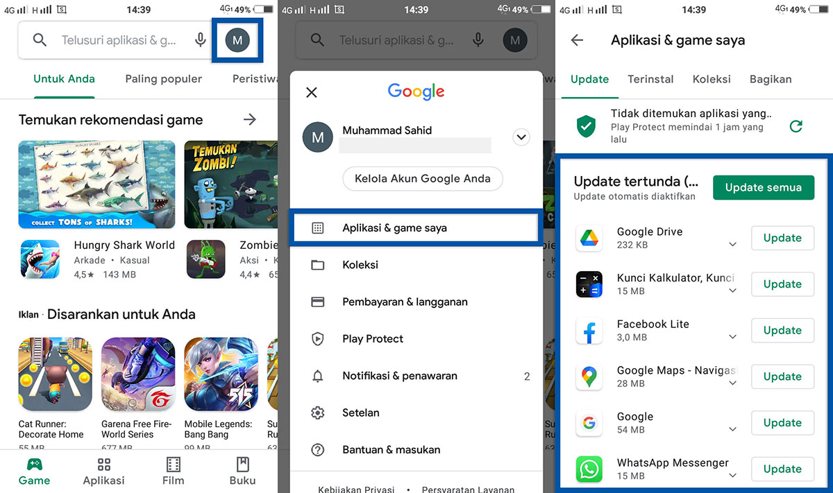 Update Aplikasi VIVO