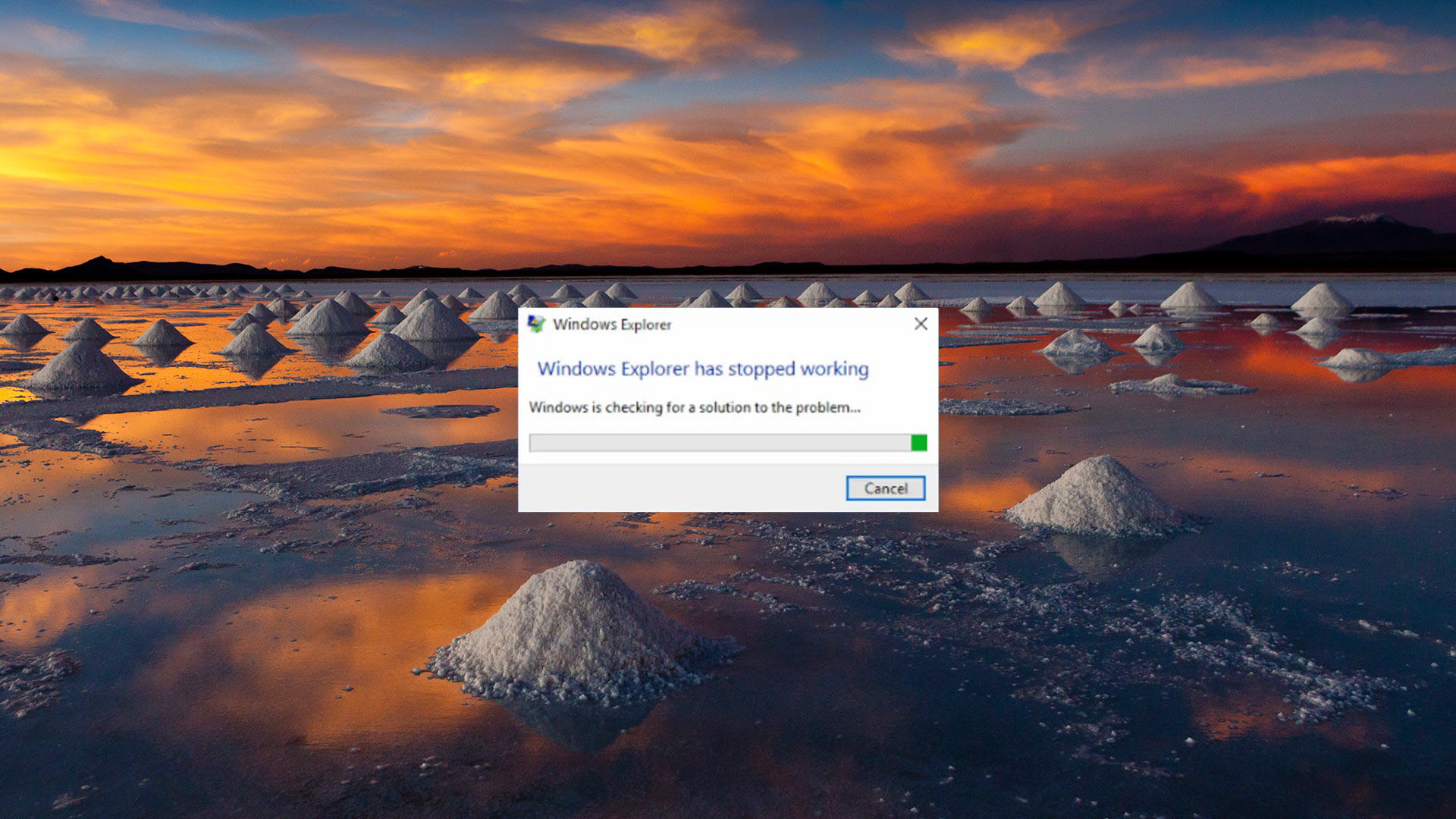 Windows Explorer Has Stopped Working