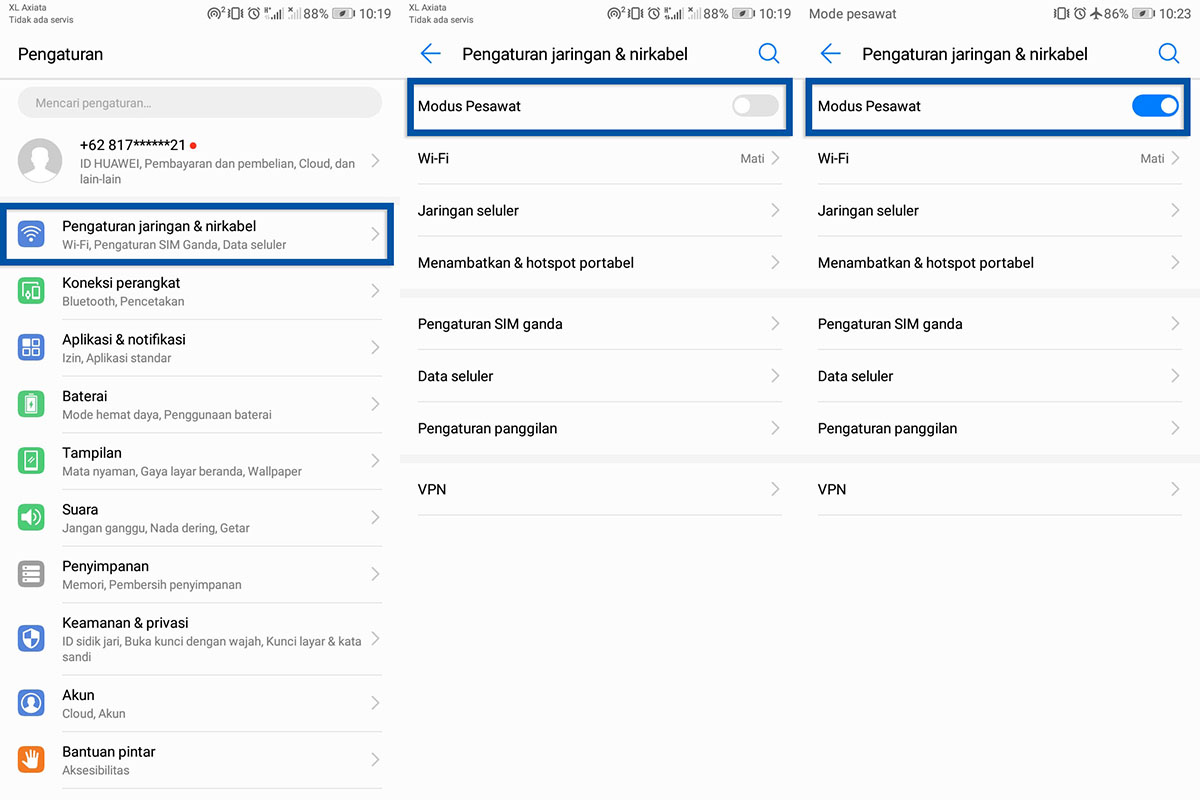 15+ Cara Mengatasi Sinyal HP Android Hilang, Tidak Muncul Bertanda X!