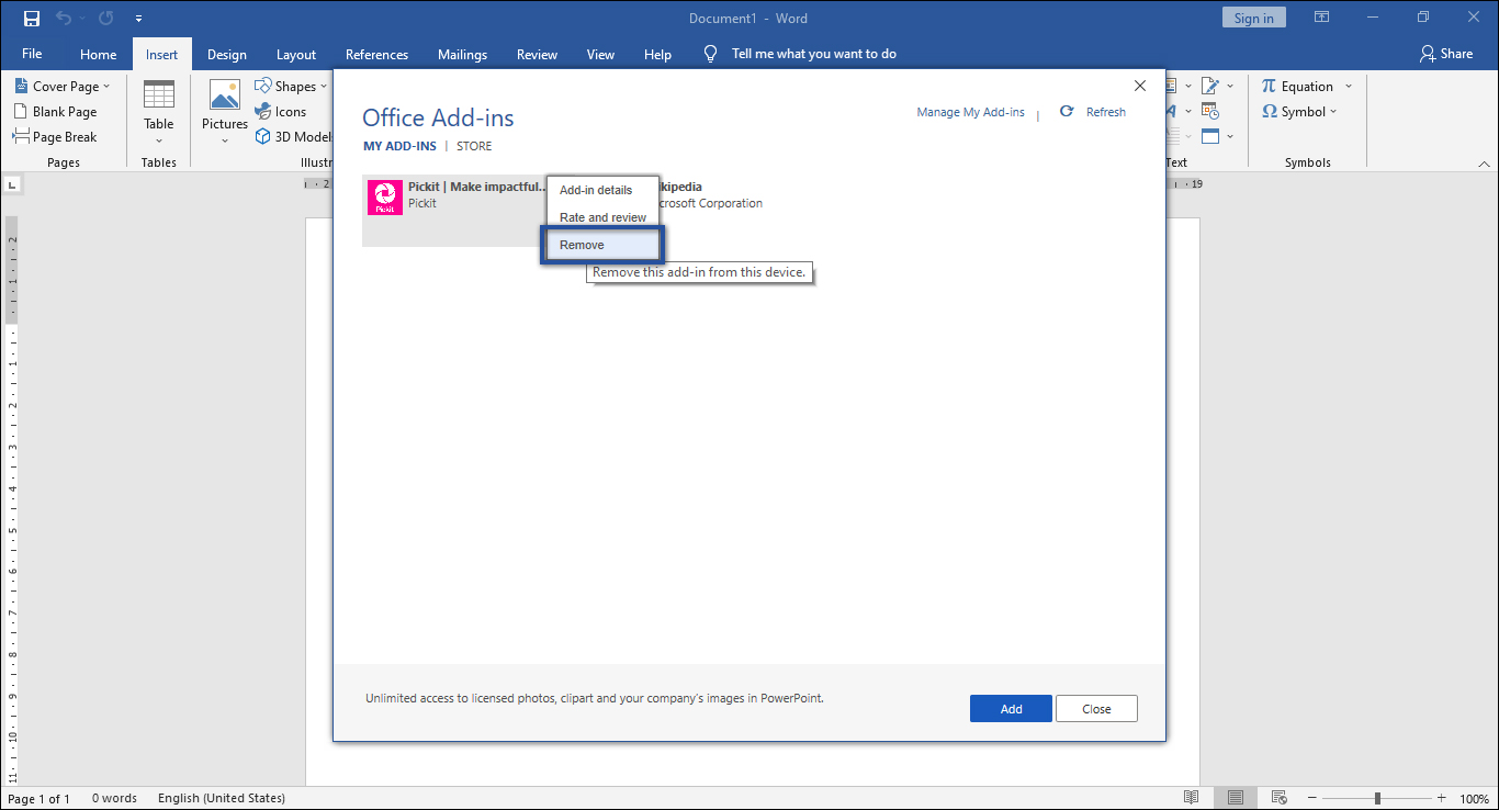Microsoft Word Not Responding