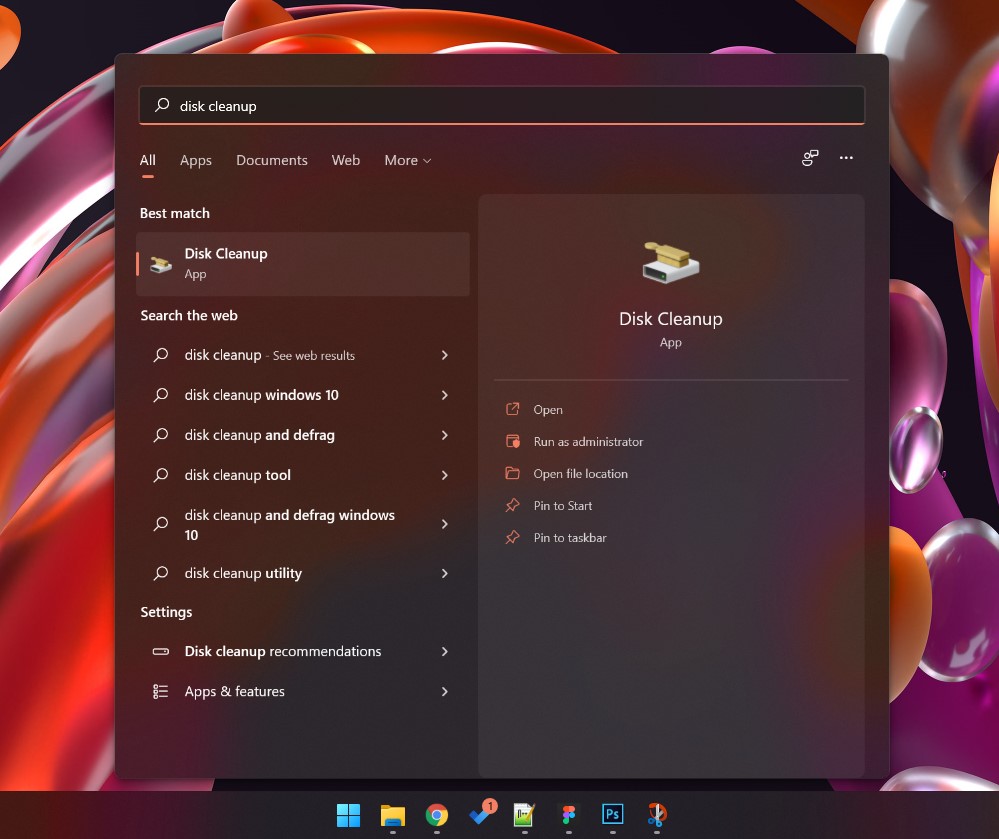 1 Buka Disk Cleanup Windows 11