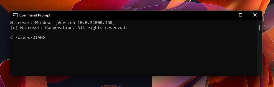 2 Antarmuka Command Prompt Windows 11