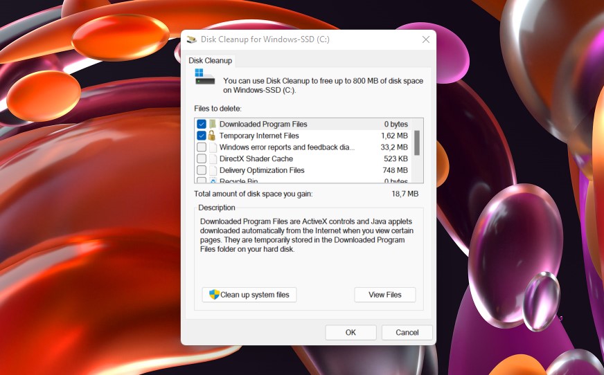 3 Centang kategori file yang ingin dihapus